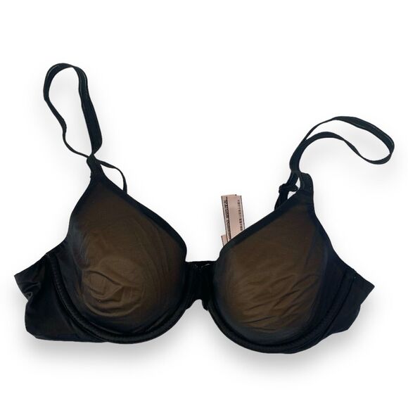 Victoria's Secret Black Unlined Demi Bra Everyday Comfort‎ Size 34B - Picture 1 of 5